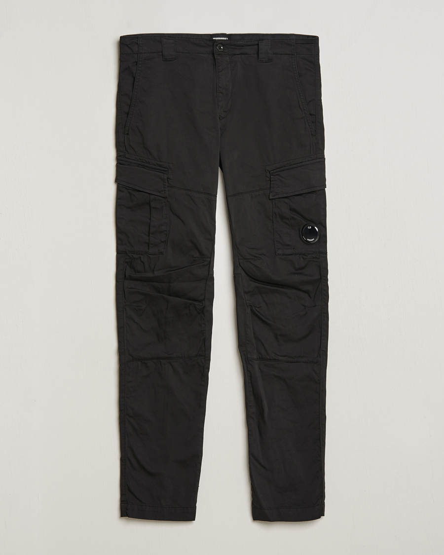 Herren | Hosen | C.P. Company | Satin Stretch Cargo Pants Black