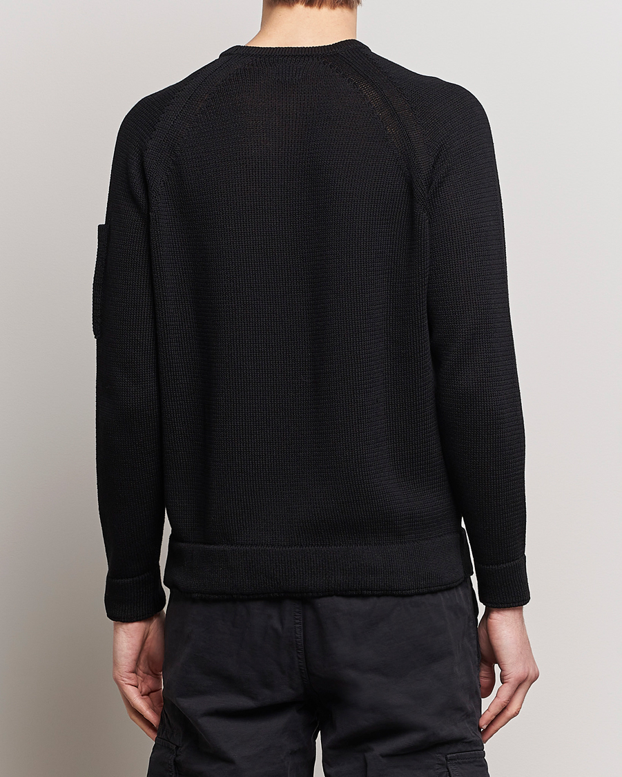 Herren | Pullover | C.P. Company | Compact Cotton Lens Crewneck Black