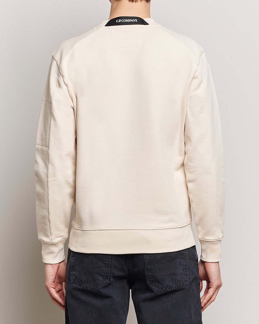 Herren | Pullover | C.P. Company | Diagonal Raised Fleece Lens Sweatshirt Ecru