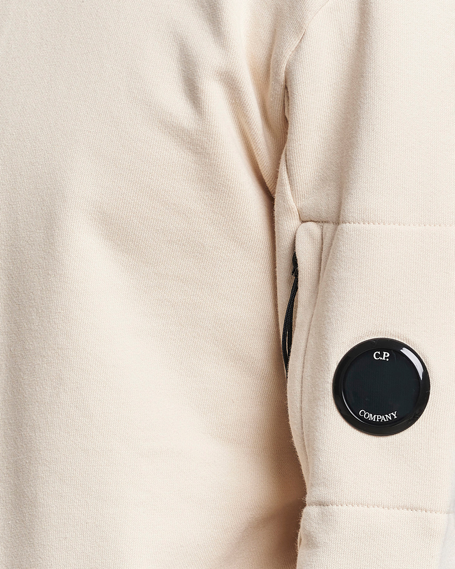 Herren | Pullover | C.P. Company | Diagonal Raised Fleece Lens Sweatshirt Ecru