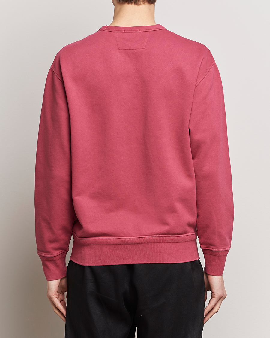 Herren | Pullover | C.P. Company | Resist Dyed Cotton Logo Sweatshirt Wine