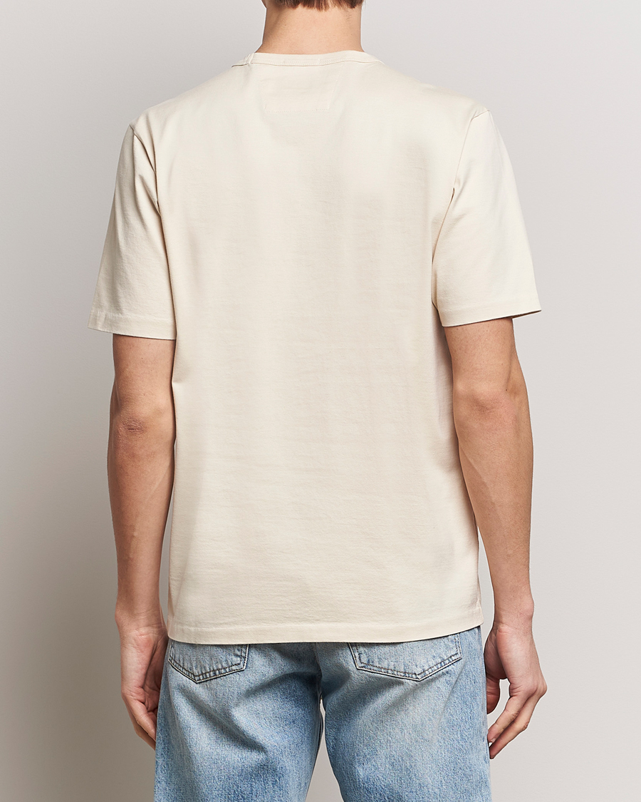 Herren | T-Shirts | C.P. Company | Mercerized Heavy Cotton Logo T-Shirt Ecru