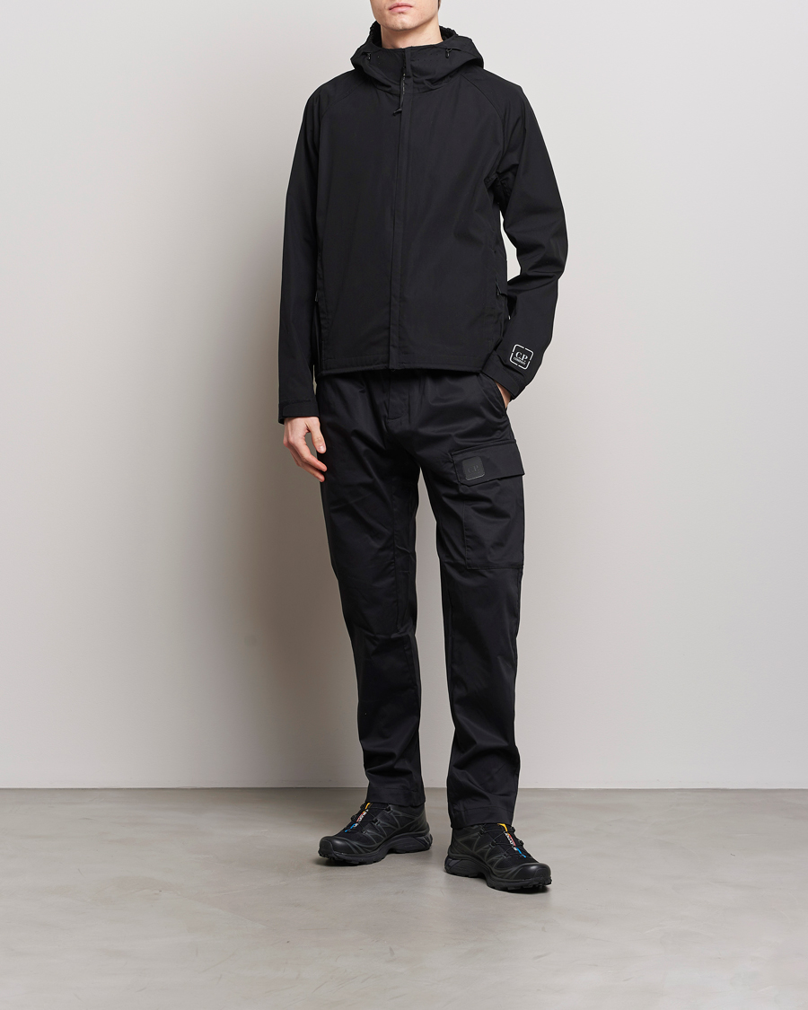 Herren | Jacken | C.P. Company | Metropolis Water Resistant Hyst Cotton Jacket Black