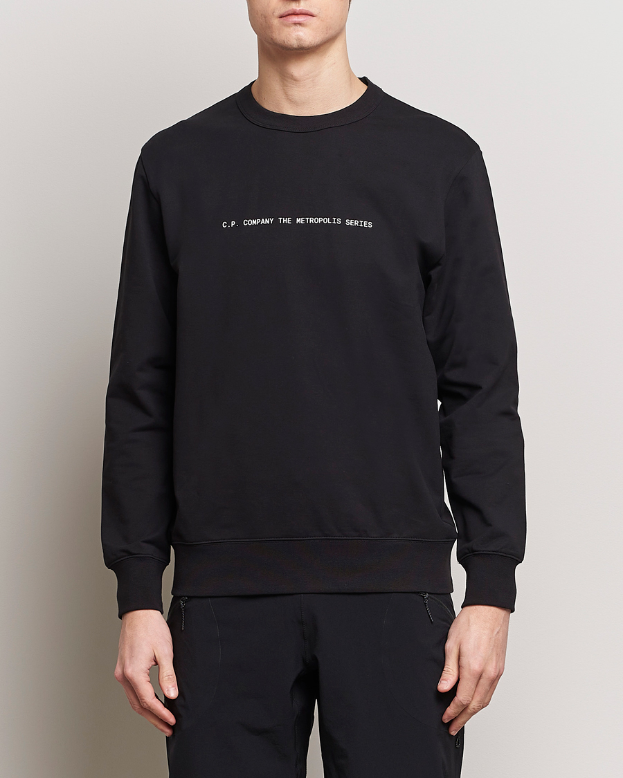 Herren | Kategorie | C.P. Company | Metropolis Printed Logo Sweatshirt Black