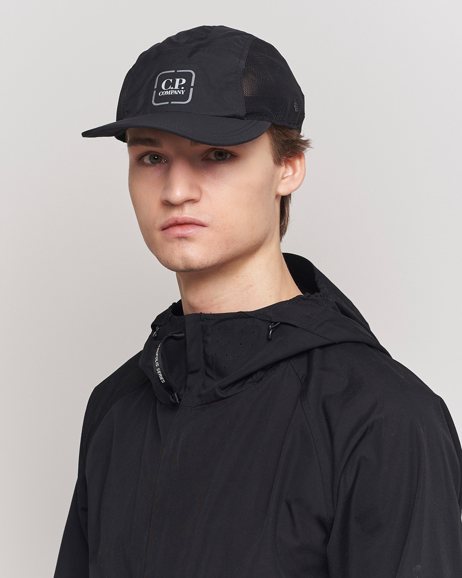 Herren | C.P. Company Metropolis Gore-Tex Baseball Cap Black | C.P. Company | Metropolis Gore-Tex Baseball Cap Black