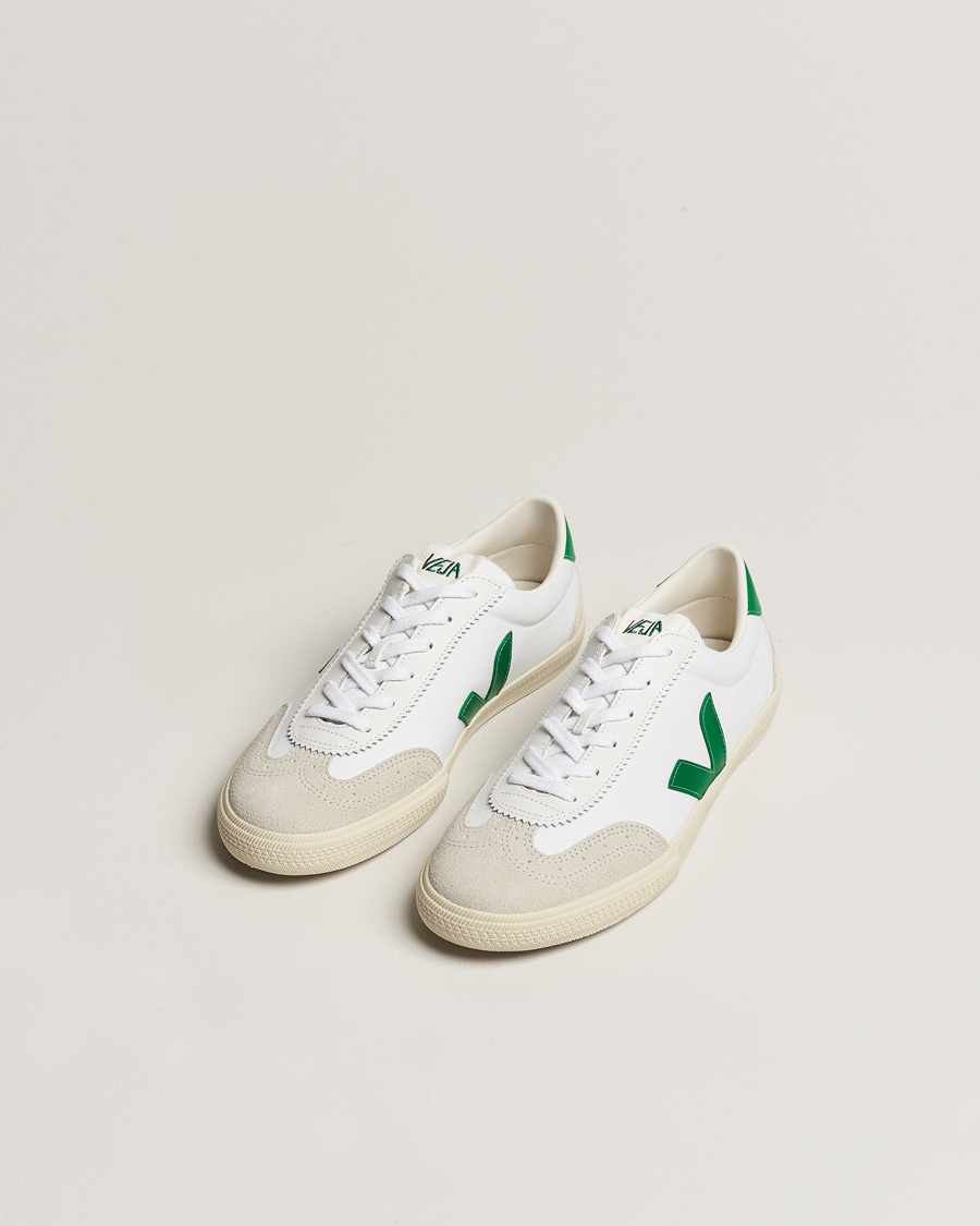 Herren | Veja Volley Sneaker White/Emeraude | Veja | Volley Sneaker White/Emeraude