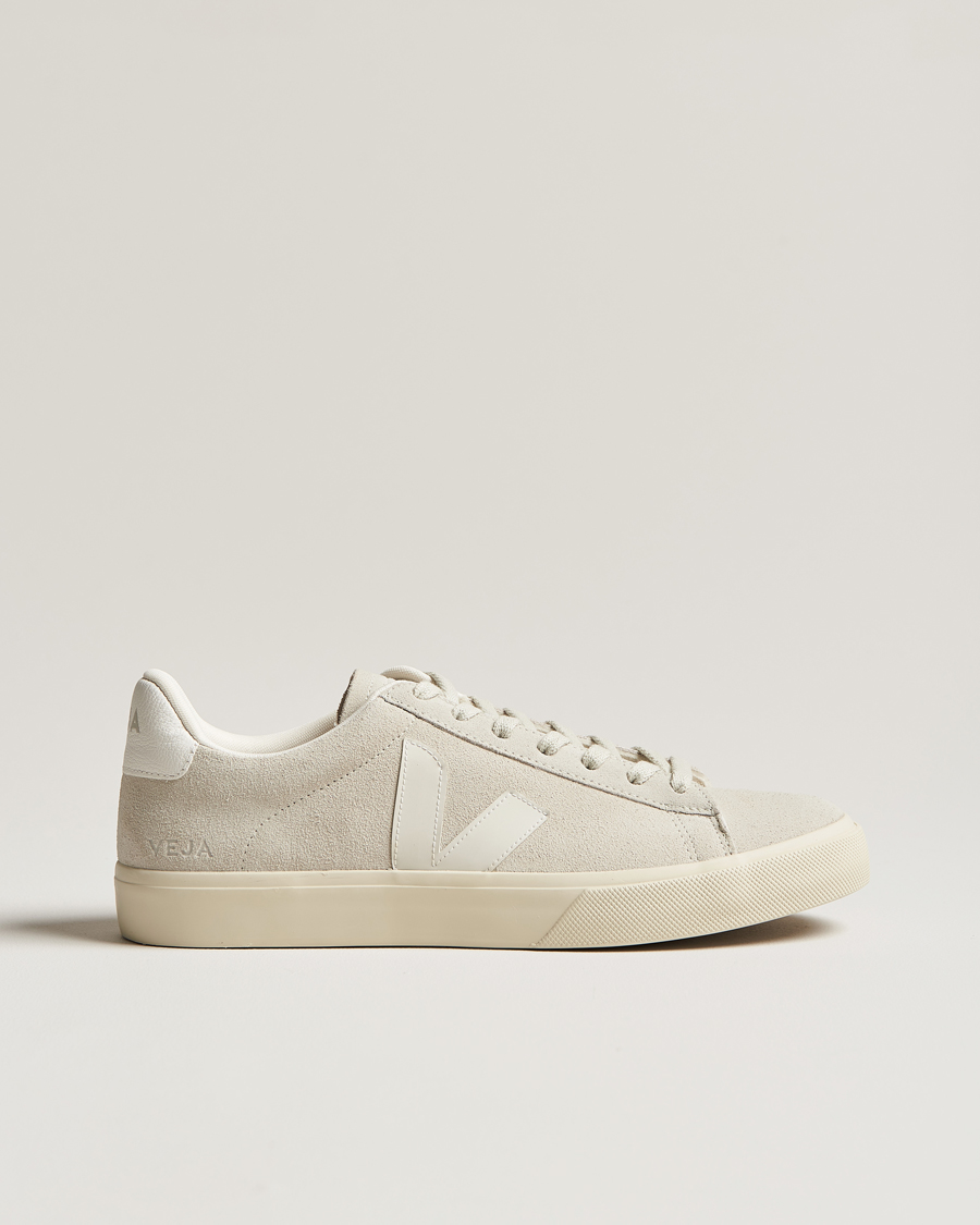 Herren | Veja Campo Suede Sneaker Natural White | Veja | Campo Suede Sneaker Natural White