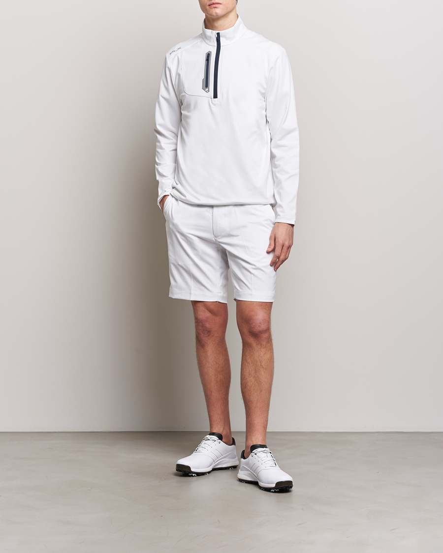 Herren | Pullover | RLX Ralph Lauren | Luxury Jersey Half Zip Ceramic White
