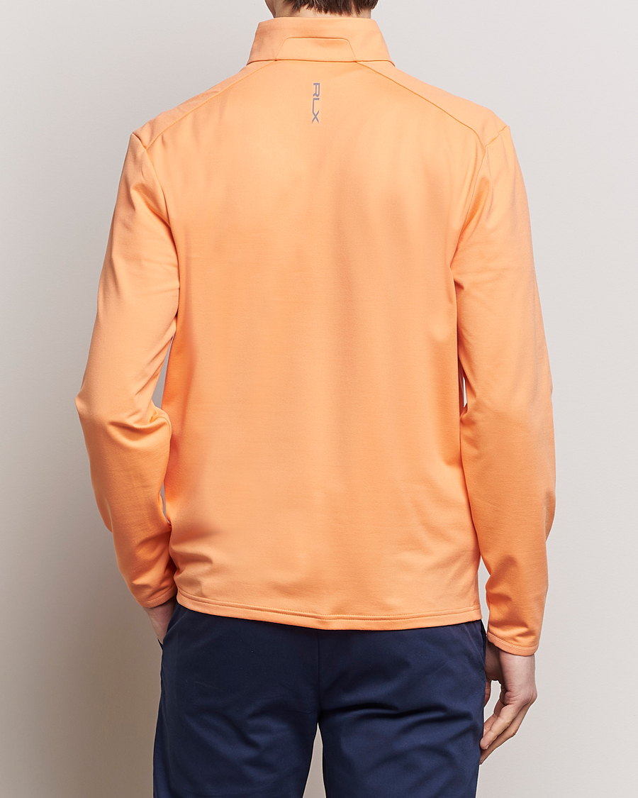 Herren | Pullover | RLX Ralph Lauren | Luxury Jersey Half Zip Poppy Orange