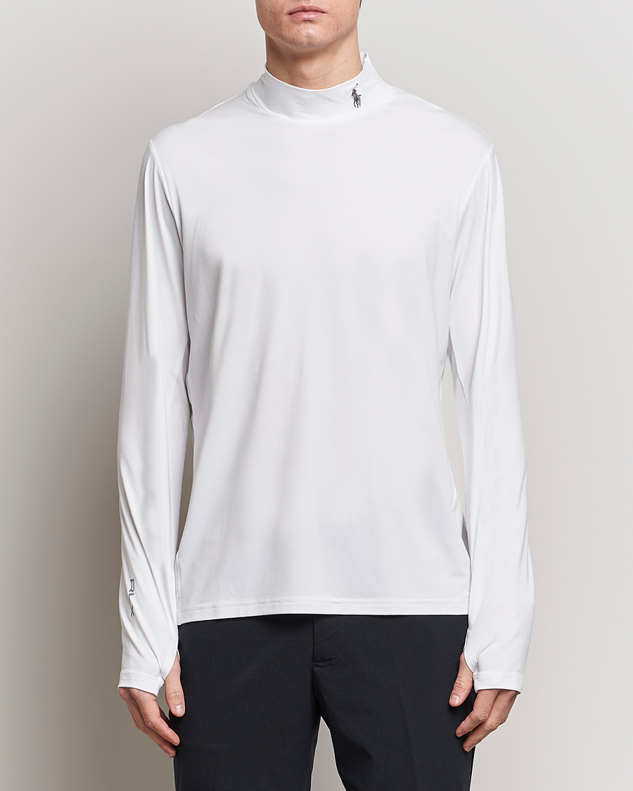 Herren | Langarm T-Shirt | RLX Ralph Lauren | Airflow Soft Compression Ceramic White