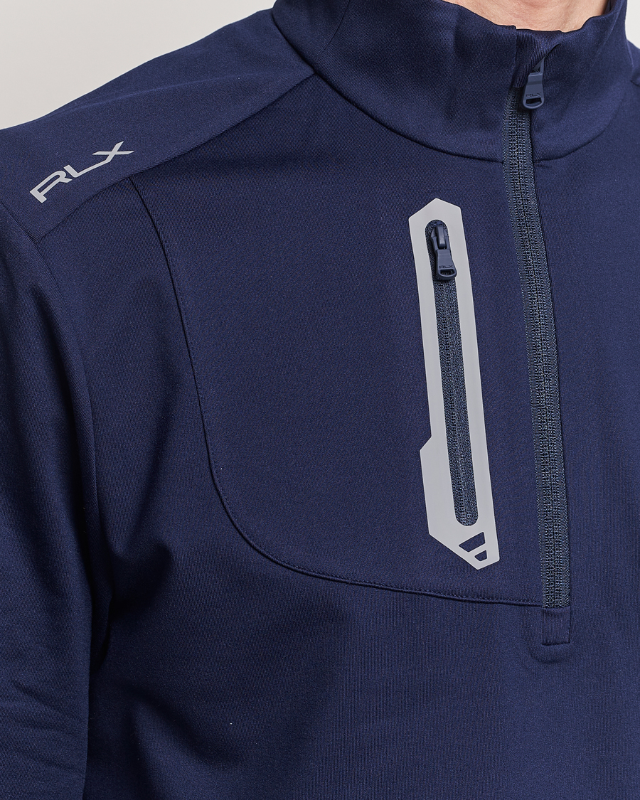 Herren | Pullover | RLX Ralph Lauren | Luxury Jersey Half Zip Refined Navy