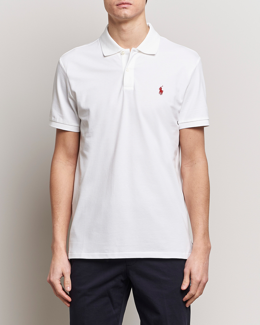Herren | Poloshirts | Polo Ralph Lauren Golf | Performance Stretch Polo Ceramic White
