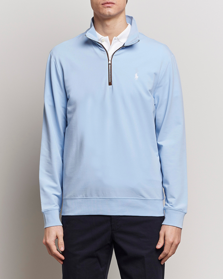 Herren | Kleidung | Polo Ralph Lauren Golf | Terry Jersey Half Zip Sweater Office Blue