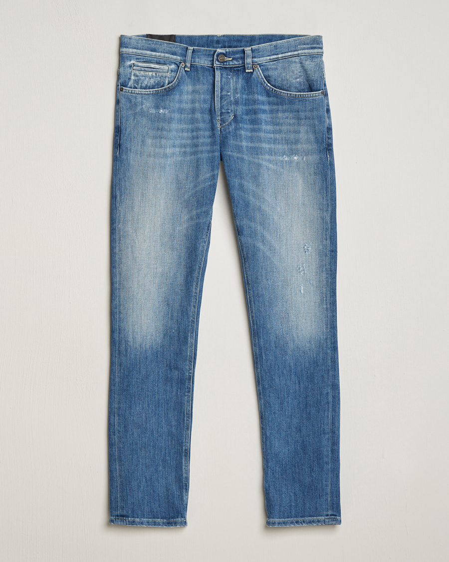 Herren | Jeans | Dondup | George Distressed Jeans Light Blue