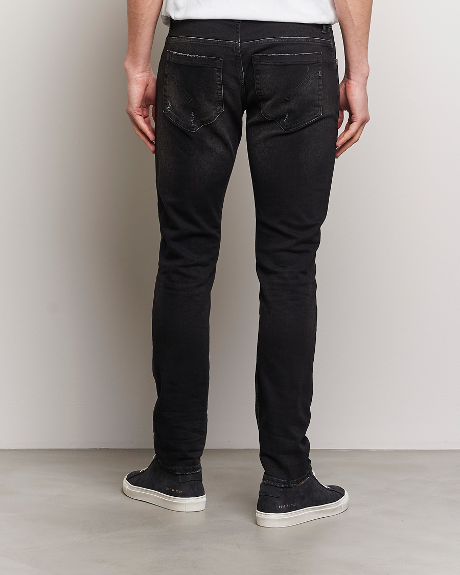 Herren | Jeans | Dondup | George Distressed Jeans Washed Black
