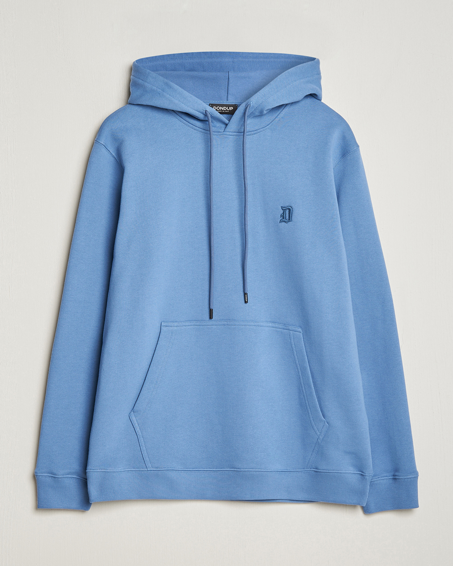 Herren | Pullover | Dondup | Logo Hoodie Washed Blue