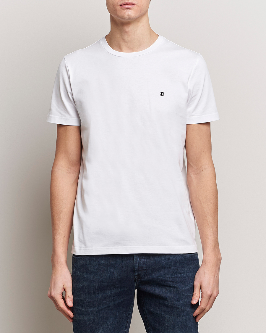 Men | Dondup | Dondup | Logo Crew Neck T-Shirt White