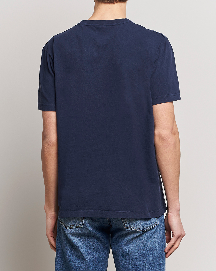 Herren | T-Shirts | Nudie Jeans | Uno Everyday Crew Neck T-Shirt Blue
