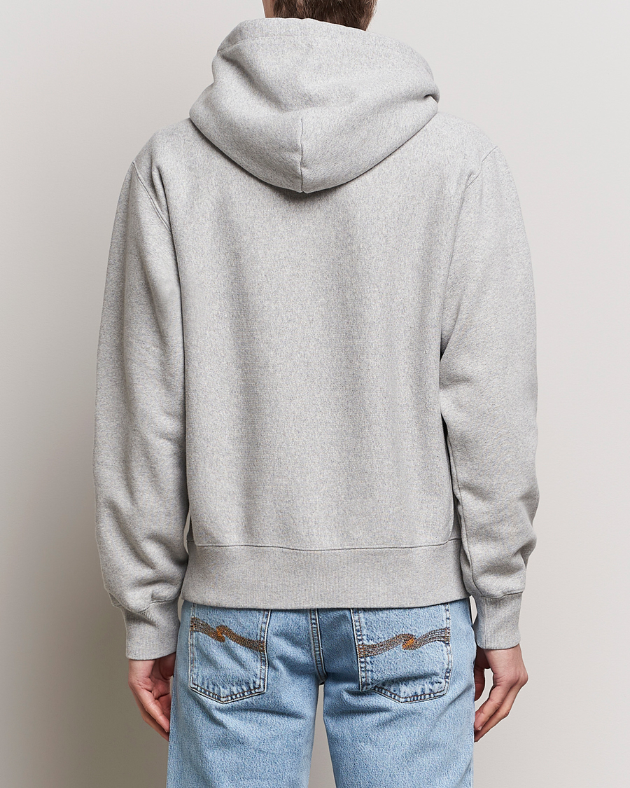 Herren | Pullover | Nudie Jeans | Fredrik Hoodie Grey Melange