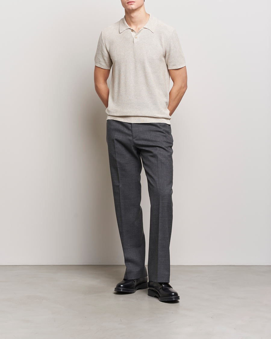Herren | Poloshirts | A.P.C. | Jay Knitted Polo Beige
