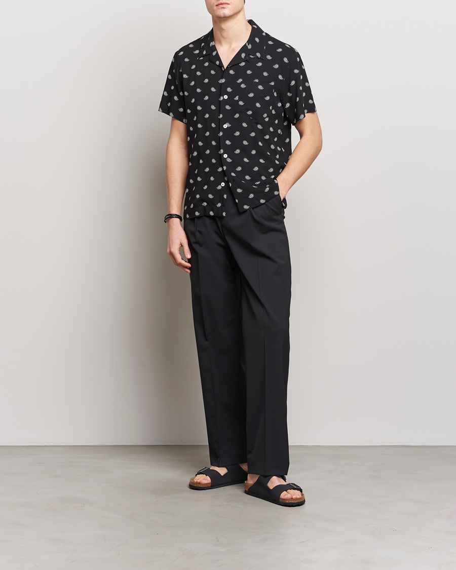 Herren | Hemden | A.P.C. | Lloyd Printed Paisley Resort Shirt Black