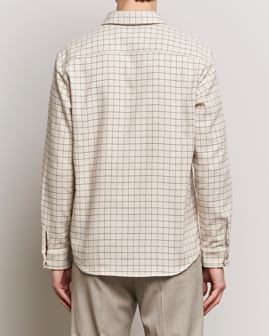 Herren | Hemden | A.P.C. | Trek Checked Overshirt Ecru