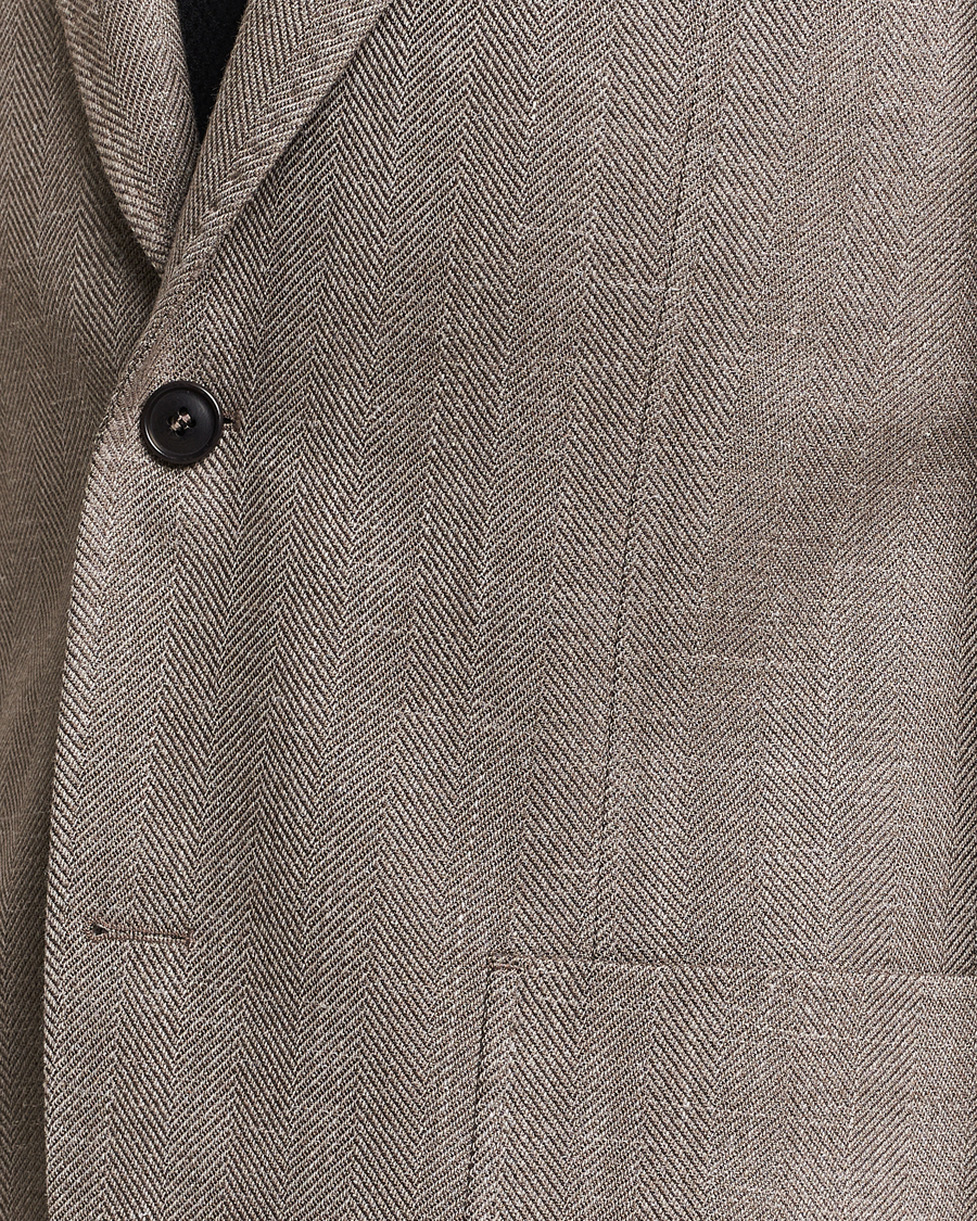 Herren | Sakkos | Tiger of Sweden | Justin Herringbone Blazer Putty Beige