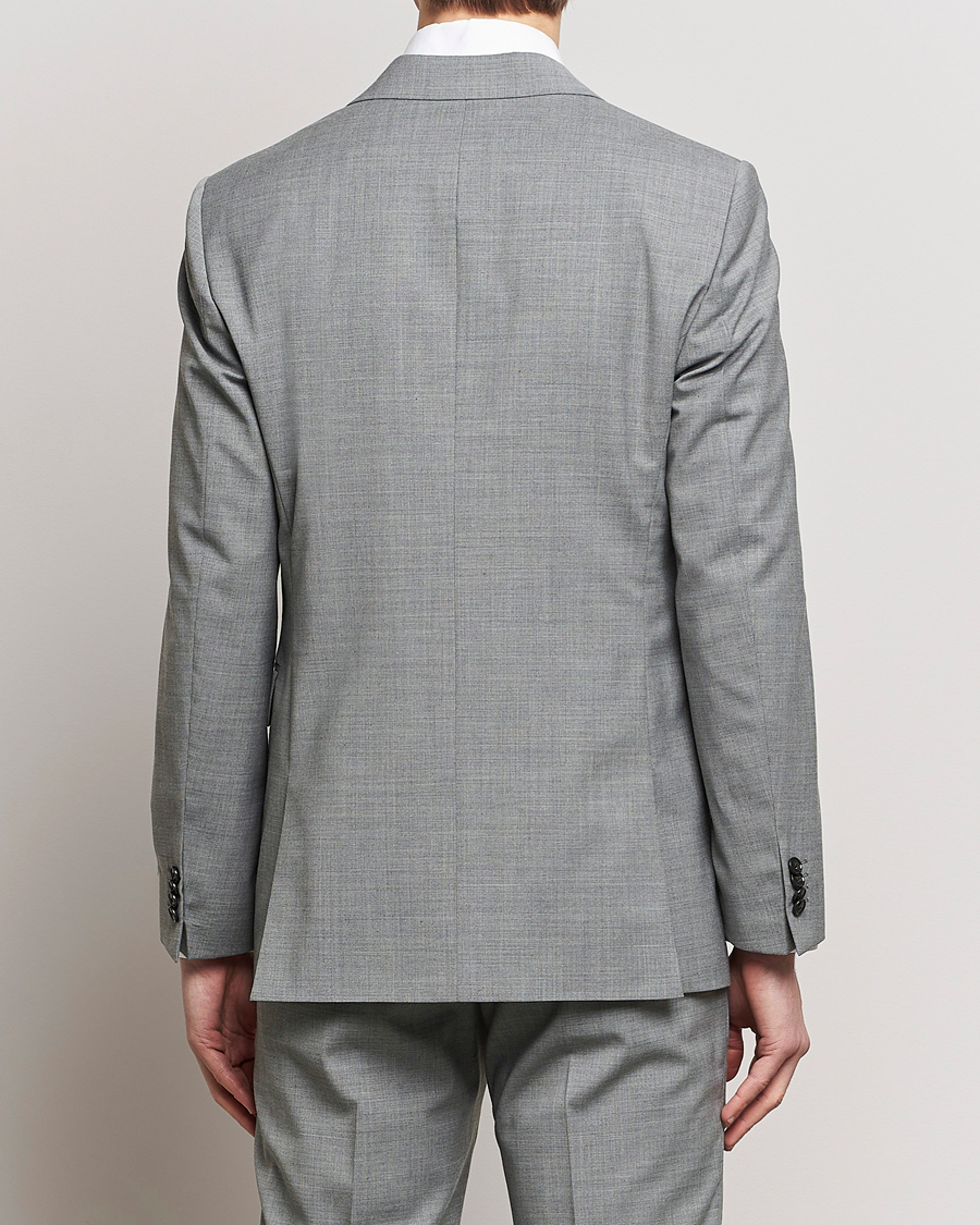 Herren | Sakkos | Tiger of Sweden | Justin Wool Travel Suit Blazer Grey Melange