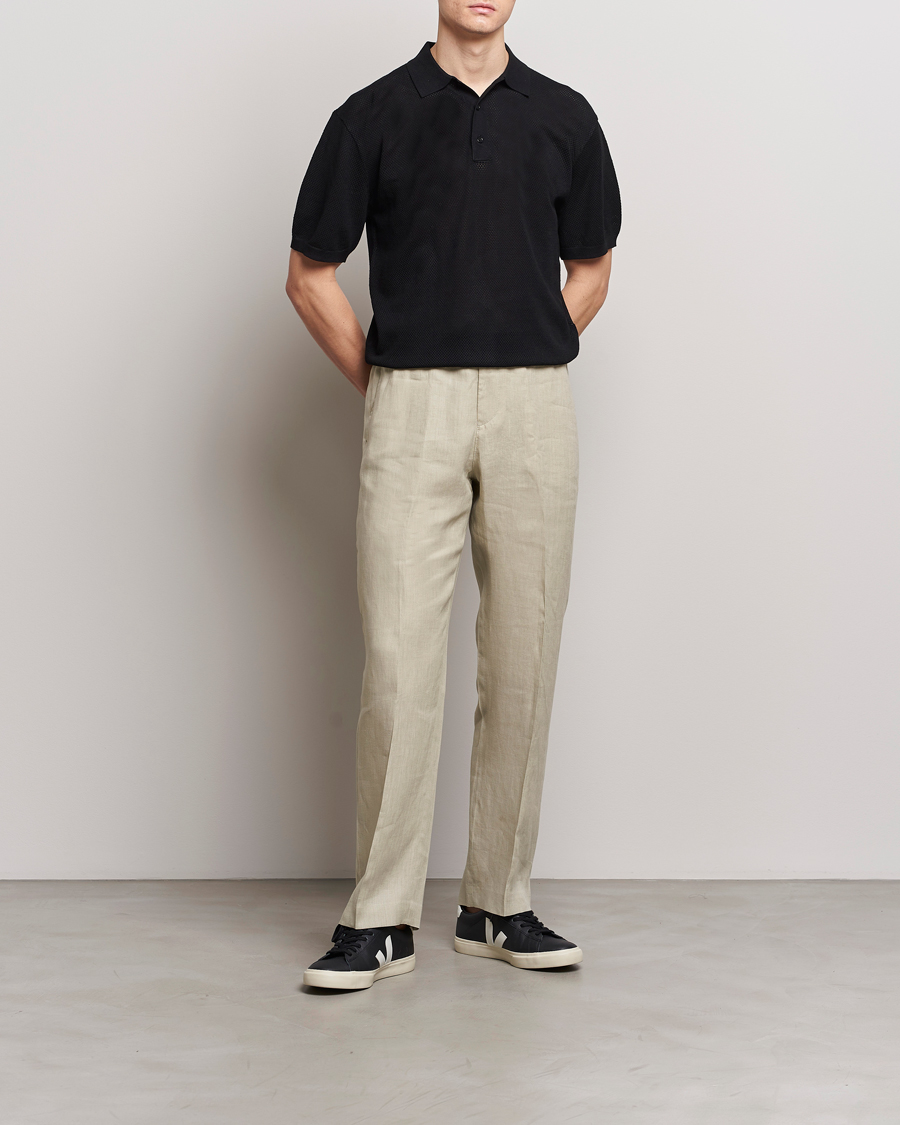 Herren | Hosen | Tiger of Sweden | Iscove Linen Drawstring Trousers Dawn Misty