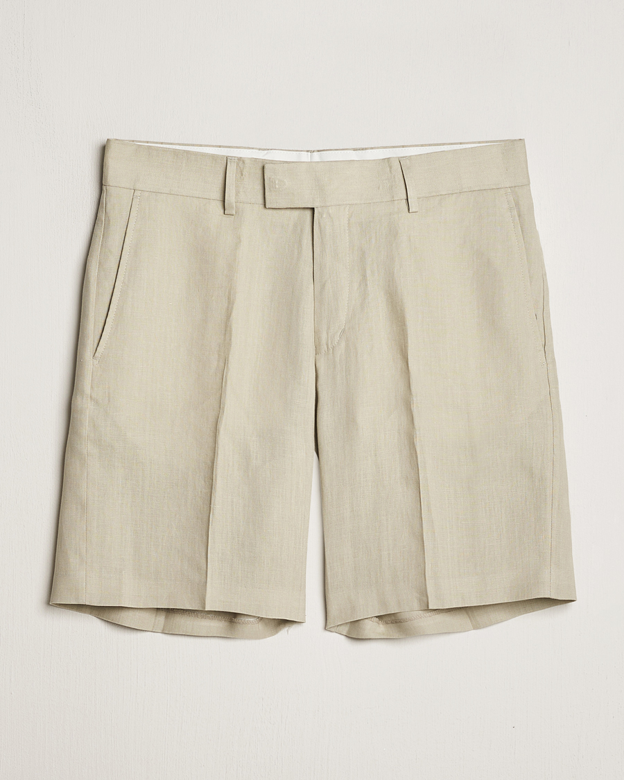 Herren | Shorts | Tiger of Sweden | Thiago Linen Shorts Dawn Misty