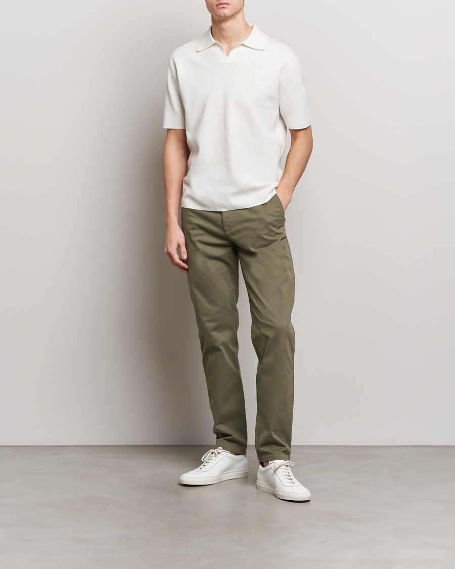 Herren | Hosen | Tiger of Sweden | Caidon Cotton Chinos Dusty Green