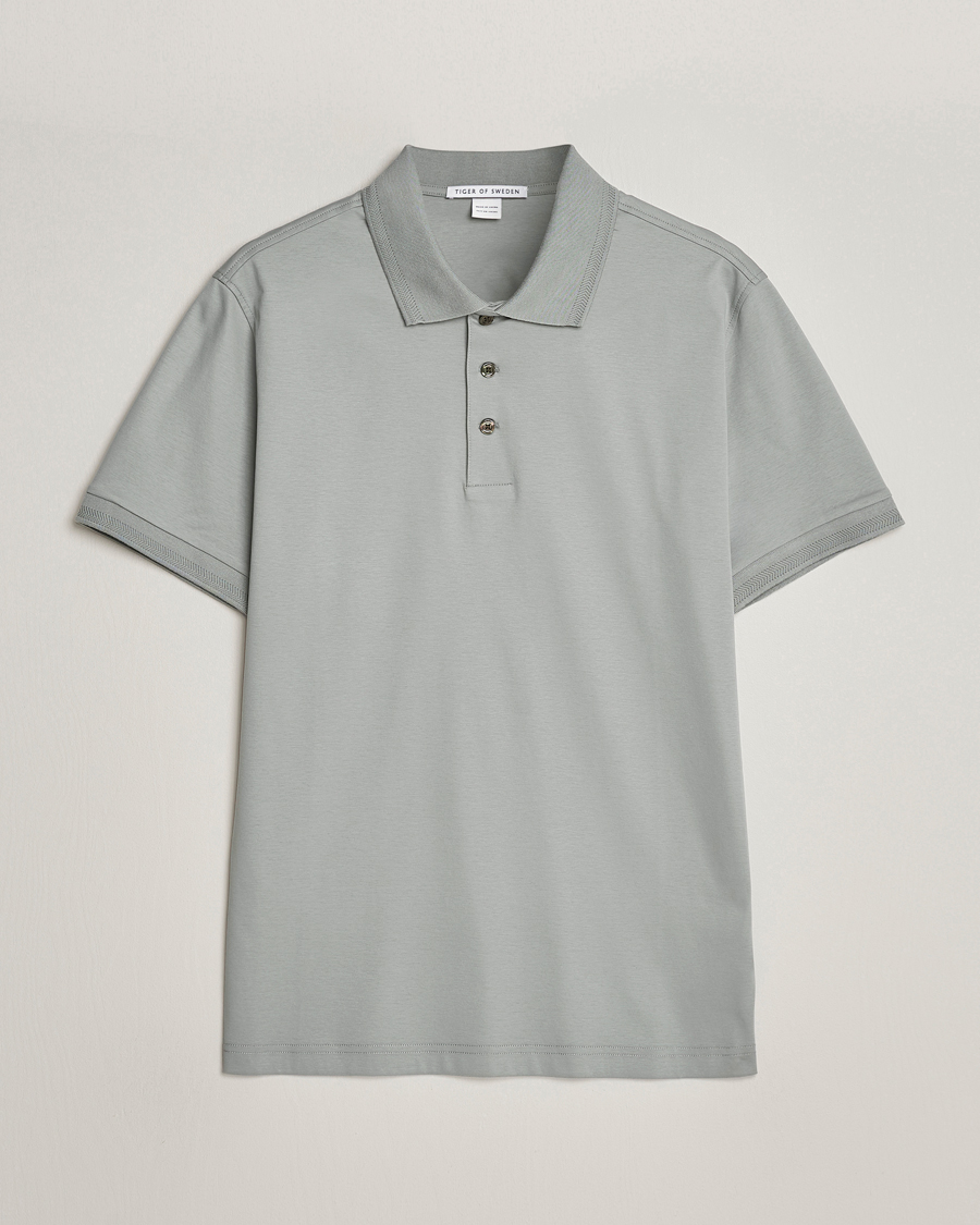 Herren | Poloshirts | Tiger of Sweden | Riose Cotton Polo Shadow