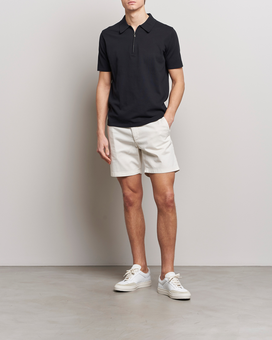 Herren | Poloshirts | Tiger of Sweden | Orbit Knitted Cotton Polo Dark Sailing