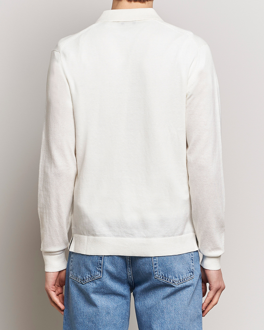 Herren | Pullover | Tiger of Sweden | Orbit Wool/Cotton Half Zip Summer Snow
