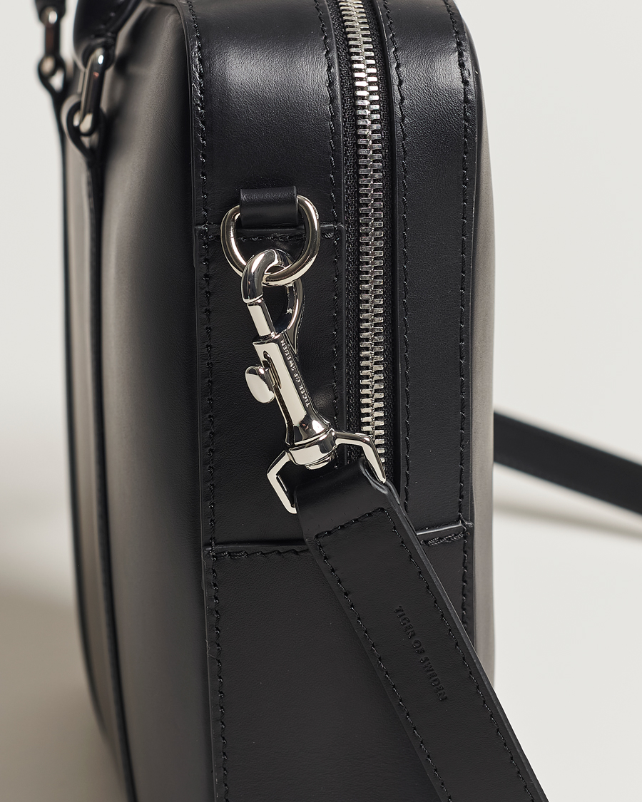 Herren | Tiger of Sweden Brevis Smooth Leather Briefcase Black | Tiger of Sweden | Brevis Smooth Leather Briefcase Black