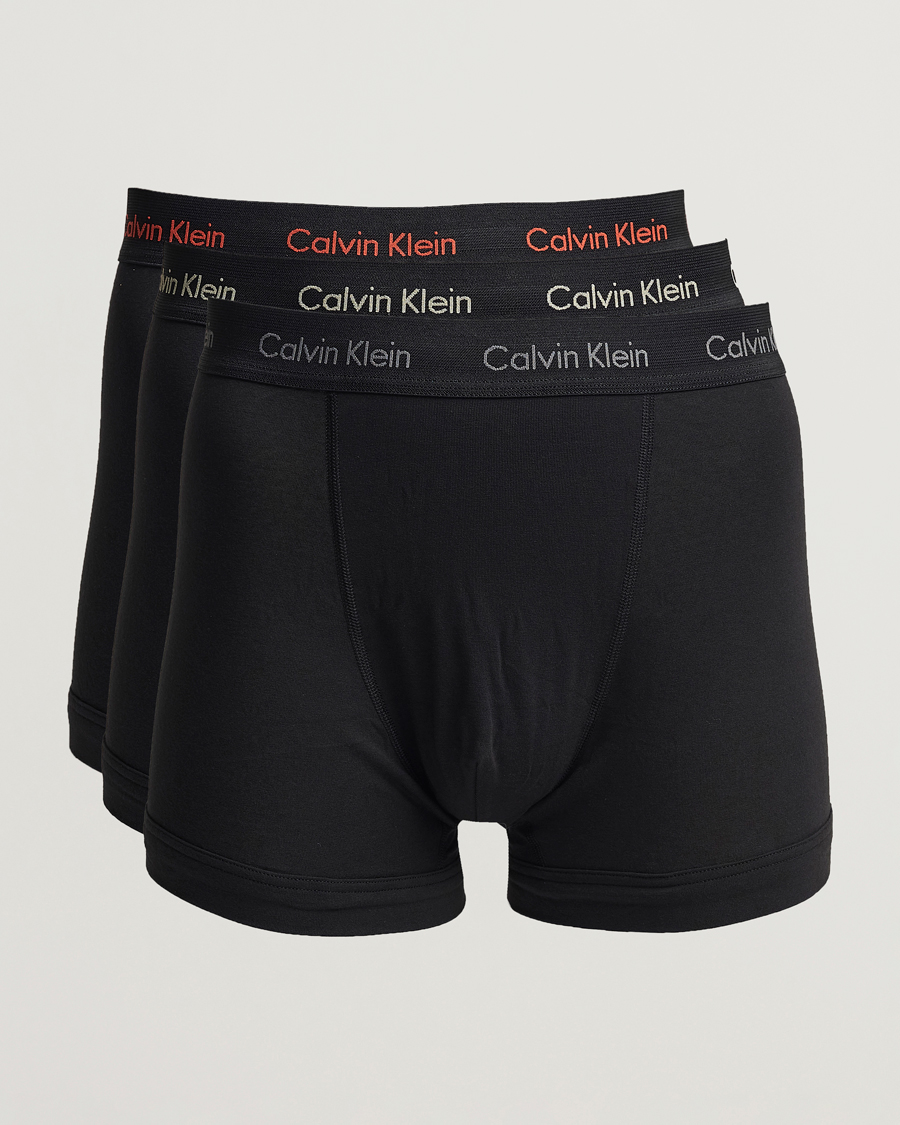 Herren | Unterwäsche | Calvin Klein | Cotton Stretch Trunk 3-pack Black