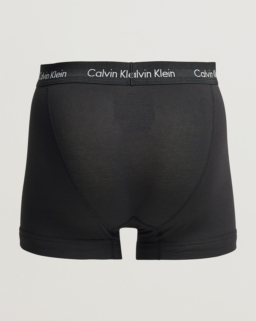 Herren |  | Calvin Klein | Cotton Stretch Trunk 3-pack Black/Rose/Ocean