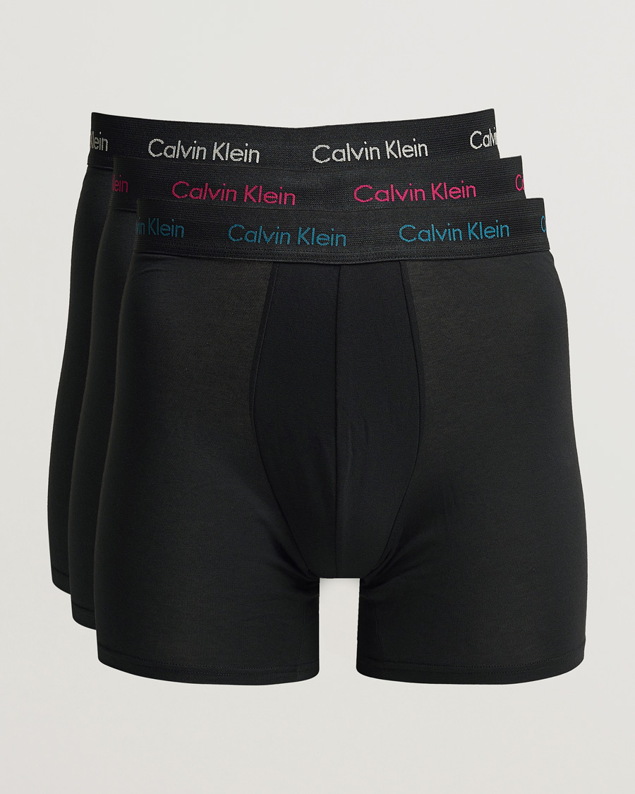 Herren | Unterwäsche | Calvin Klein | Cotton Stretch 3-Pack Boxer Breif Black