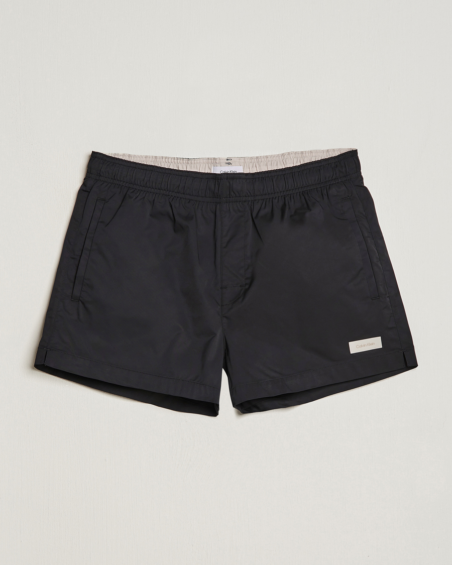 Herren | Badehosen | Calvin Klein | Logo Drawstring Swimshorts Black