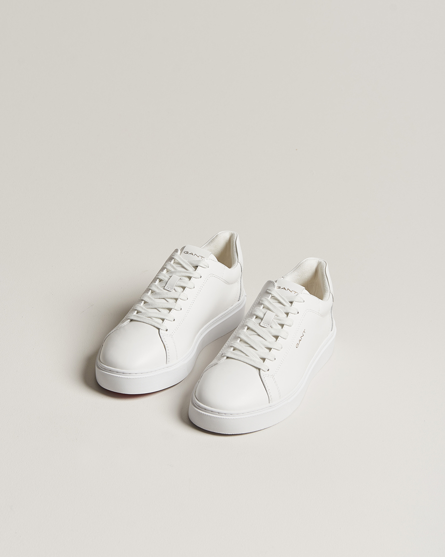 Herren | GANT Mc Julien Leather Sneaker White | GANT | Mc Julien Leather Sneaker White