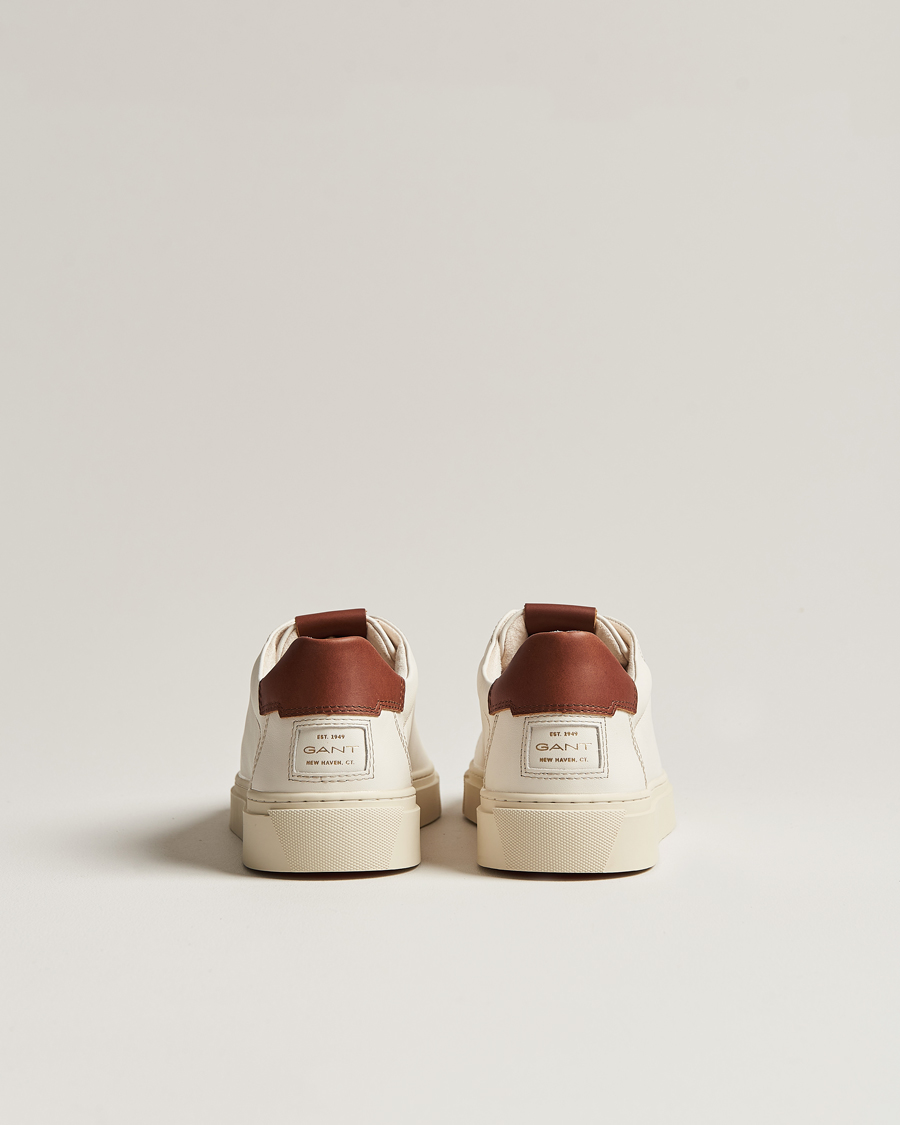 Herren | GANT Mc Julien Leather Sneaker Off White/Cognac | GANT | Mc Julien Leather Sneaker Off White/Cognac