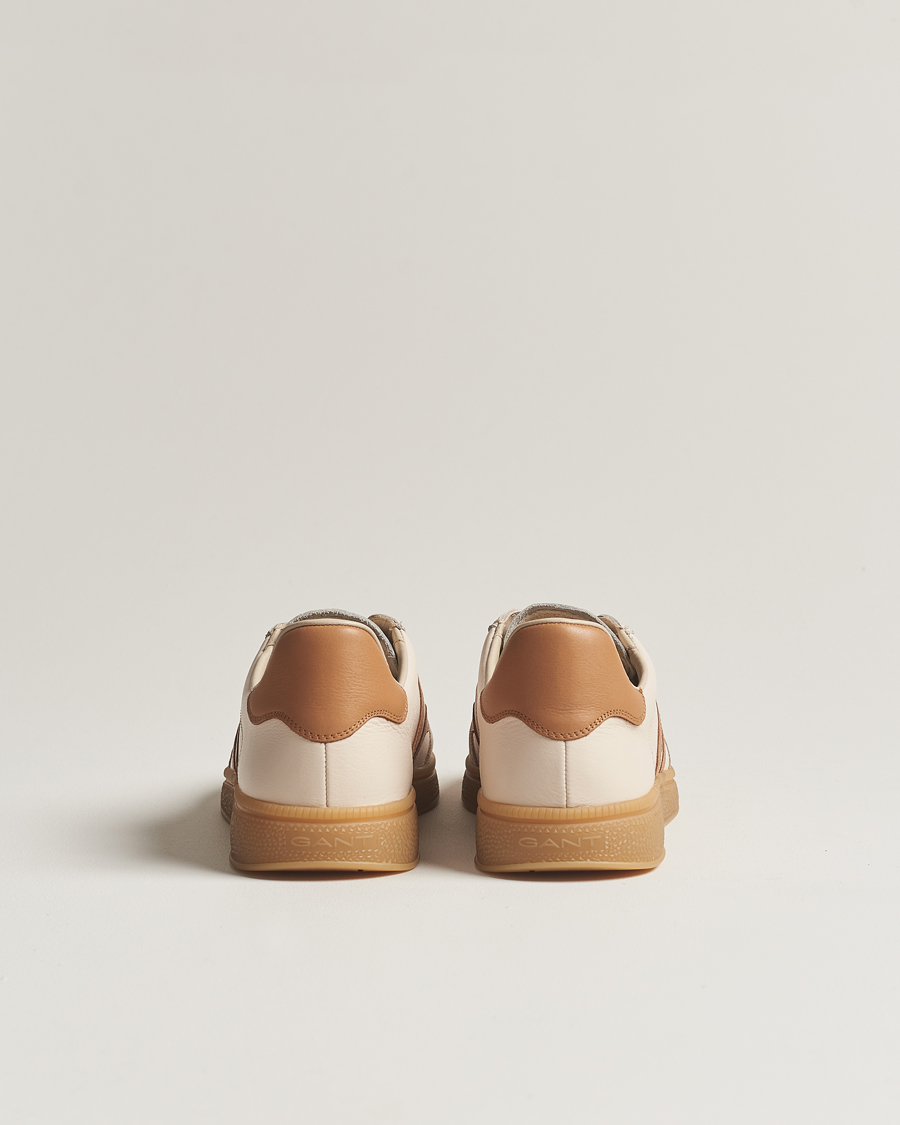 Herren | GANT Cuzmo Leather Sneaker Beige/Tan | GANT | Cuzmo Leather Sneaker Beige/Tan