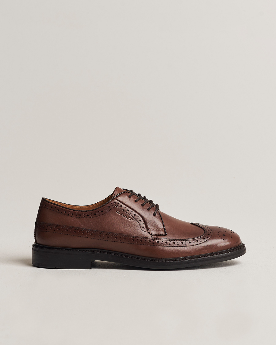 Herren | GANT Bidford Leather Brogues Cognac | GANT | Bidford Leather Brogues Cognac