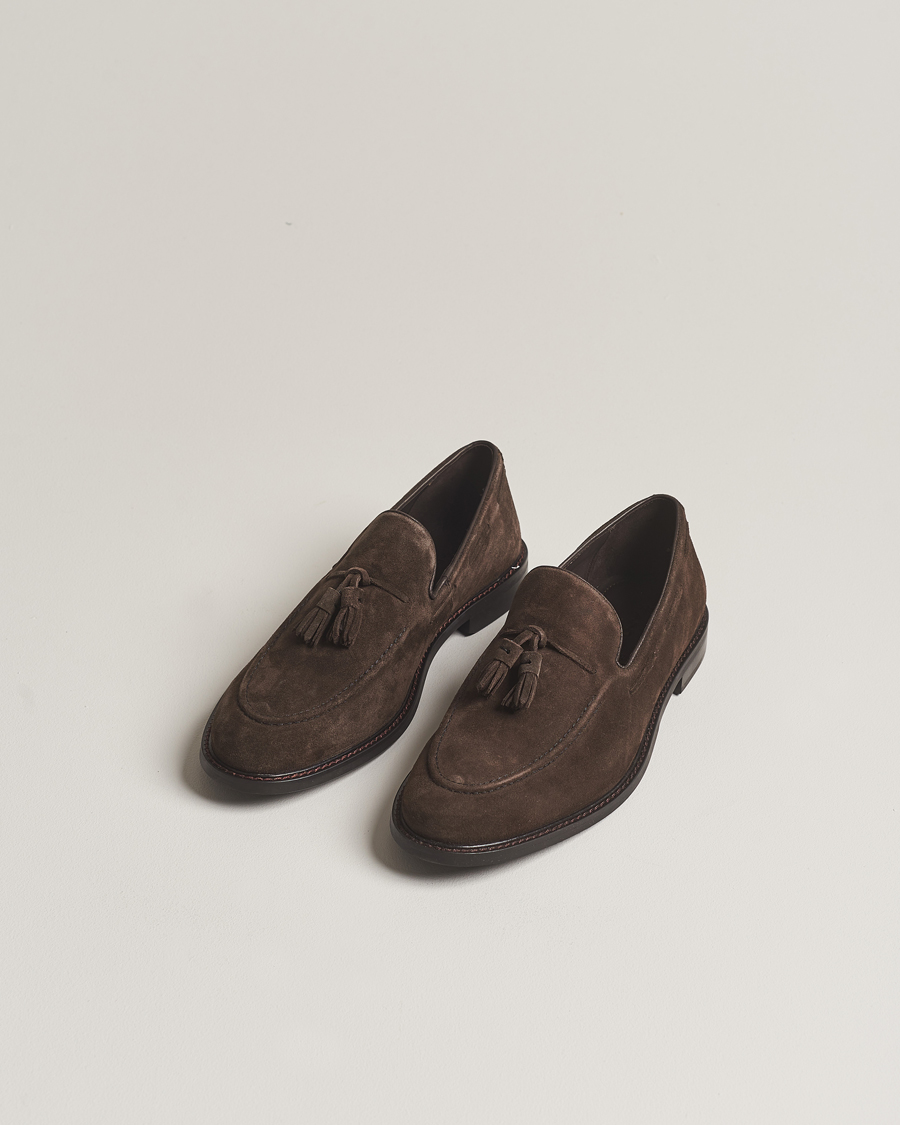 Herren | Schuhe | GANT | Lozham Suede Tassle Loafer Coffee Brown