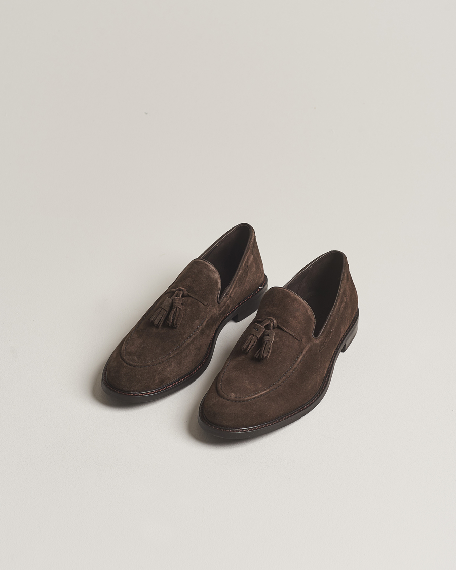 Herren | GANT Lozham Suede Tassle Loafer Coffee Brown | GANT | Lozham Suede Tassle Loafer Coffee Brown
