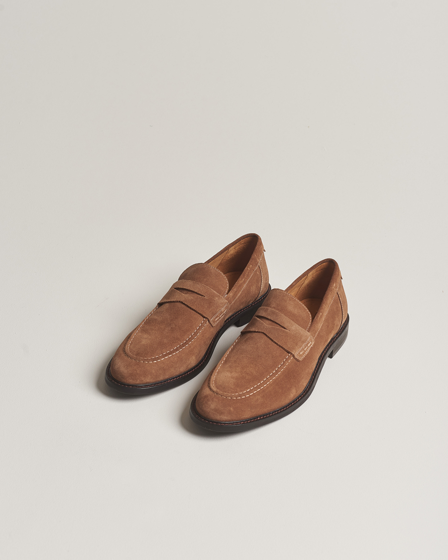 Herren | GANT Lozham Suede Loafer Cognac | GANT | Lozham Suede Loafer Cognac