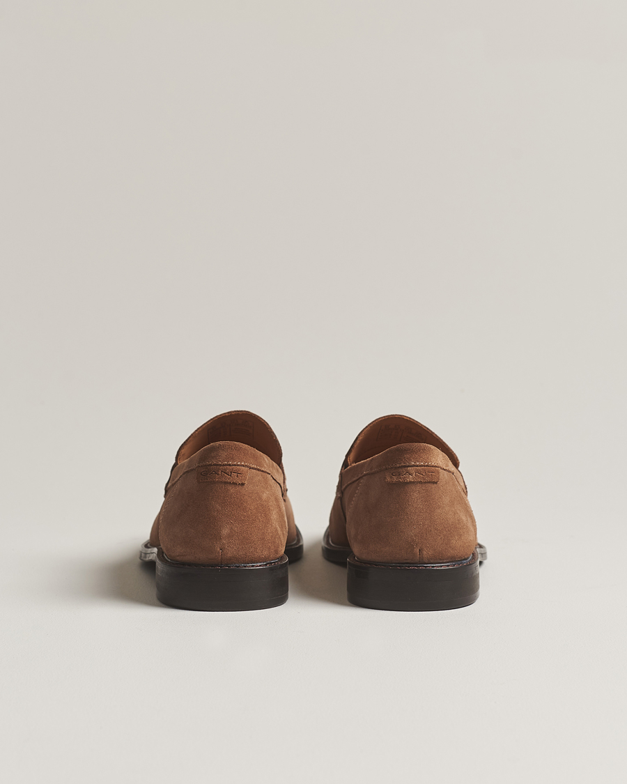 Herren | GANT Lozham Suede Loafer Cognac | GANT | Lozham Suede Loafer Cognac