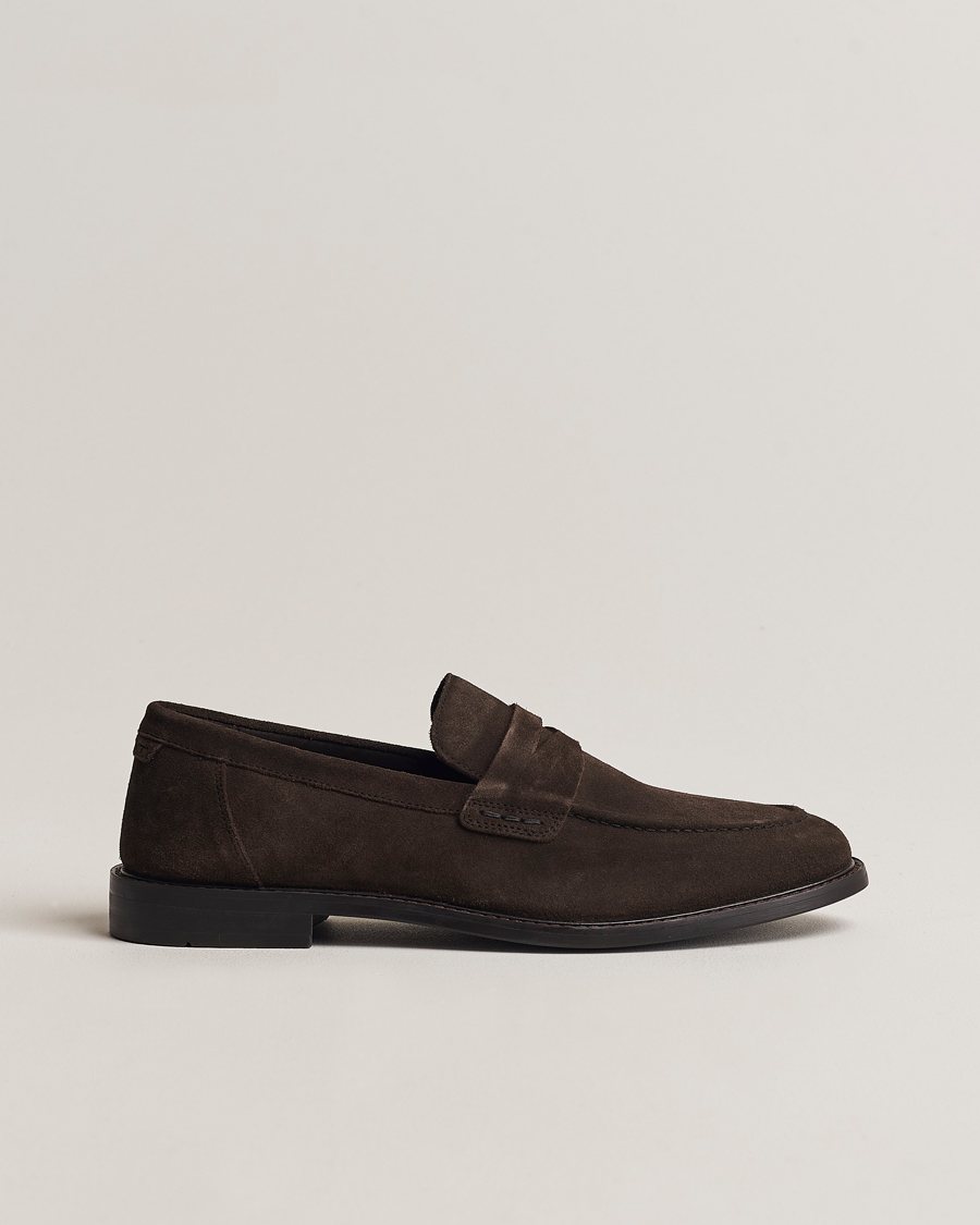 Herren | GANT Lozham Suede Loafer Coffee Brown | GANT | Lozham Suede Loafer Coffee Brown