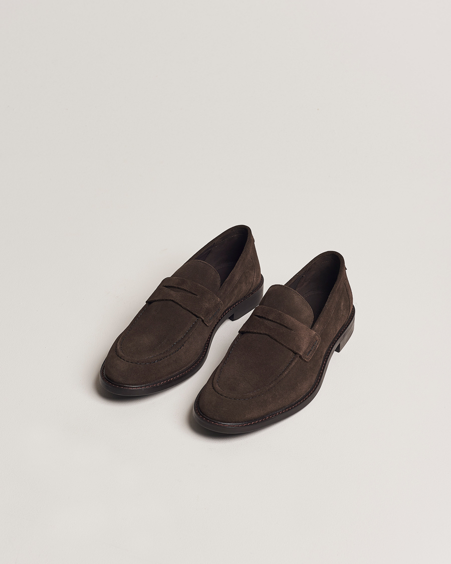 Herren | GANT Lozham Suede Loafer Coffee Brown | GANT | Lozham Suede Loafer Coffee Brown