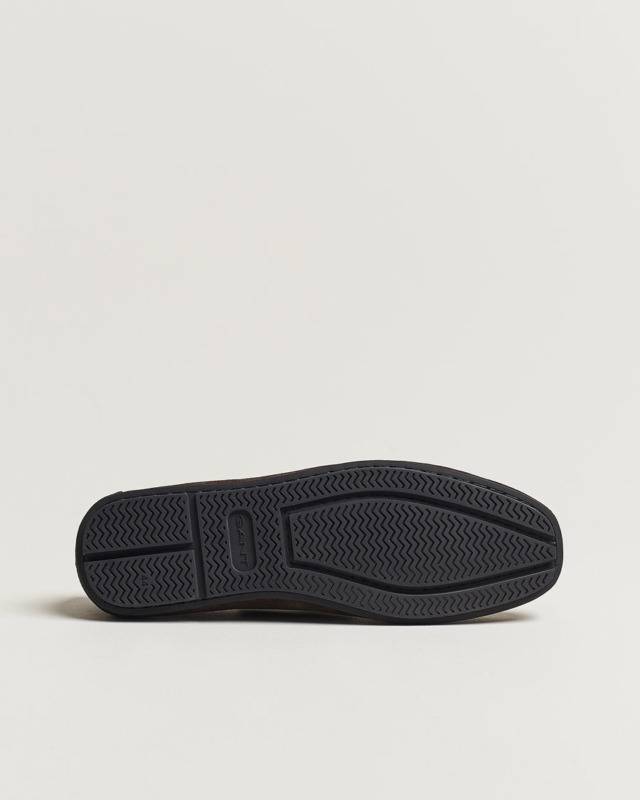 Herren | GANT Wilmon Suede Car Shoe Dark Brown | GANT | Wilmon Suede Car Shoe Dark Brown